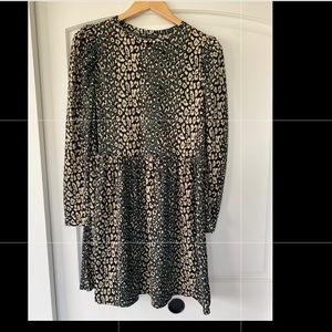 NWT Zara size small tunic- animal print- loose fit